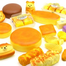 자광 종합 빵스퀴시 2탄 시리즈 모형빵 말랑이빵 모듬빵 베이커리 귀여운 리얼빵 촉감완구, 미니 오리빵