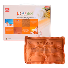엠디프라임 전자렌지용 면 황토 냉온찜질팩, 1개