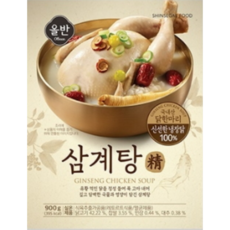 올반 삼계탕 정, 900g, 3개