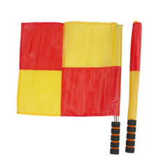 축구 경기용 부심 깃발 심판기, 믹스, 2개, A 45.5x38x34cm