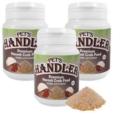 펫츠핸들러 프리미엄 소라게 전용먹이, 50g, 3개
