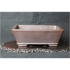 【小樹安每】中國盆缽-宜興孫偉紫泥長方鉢 18cm, 1個