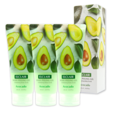 Elclair 酪梨去角質凝膠, 3個, 200ml