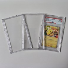 카드쉘 PSA BRG CCG CGC 등급카드 투명 케이스 프로텍터, 1개