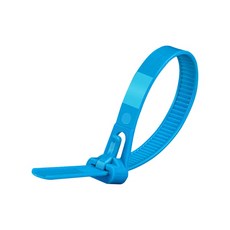 可鬆式束帶 理線束帶 尼龍束帶 水電工束線帶 電線固定器 延長線收納, 1個, 藍色5mm*200mm