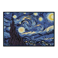 별빛 비즈 십자수 액자