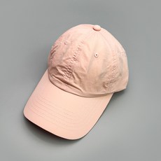 新款純色運動速幹棒球帽，男女休閒遮陽透氣戶外鴨舌帽, 粉色,52-60cm, 1個
