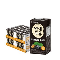 연세우유 맥주효모 어성초 두유 190ml (96팩)YS303, 96개