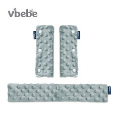 Vibebe 棉柔荳荳推車口水巾組〖官方〗台灣製 寶寶安撫巾 荳荳安撫巾 嬰兒口水巾 拍嗝巾, 松石綠, 1個