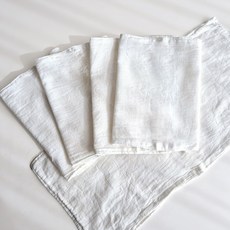 더네이처하우스 라벨 없는 세 번 정련한 강화소창행주 (43*22cm) 중 사이즈 2겹 5개 세트, 1세트