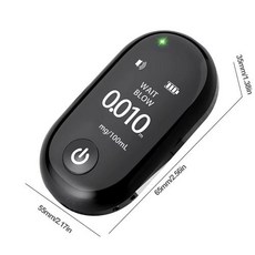 새로운 미니 알코올 음주 측정기 전문 알코올 측정기 대형 배터리 용량을 갖춘 USB 충전식 호흡 알코올 테스터, 1개