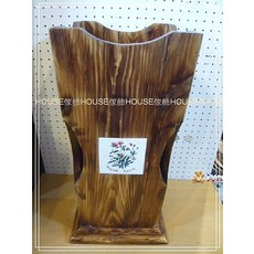 *︵House傢飾︵* 松木瓷磚傘架/傘桶 - 方形【限量款/新發售】, 1個