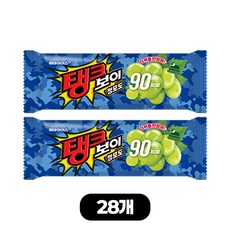 해태 튜브 아이스크림 탱크보이 청포도, 28개, 120ml