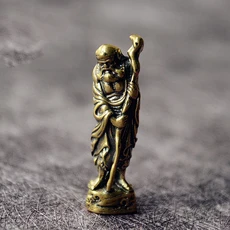 실크로드 사막 카멜 피규어 미니어처 순수 황동 레트로 동물 조각상 책상 장식 홈 장식 조각 공예, 02 S, 02 tie