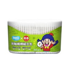 萊茵克林 乖乖 紙軸棉棒組合包, 1, 300