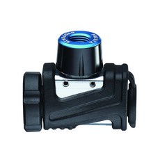 Giyo CO2氣筒 輕巧便攜 快速充氣 自行車應急充氣工具, 1個, 鋁合金材質黑色本體+藍色氣嘴