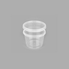 엠엔피 투명 스크루용기 원형 밀폐용기 반찬통 115파이 대 480ml, 1개, 30세트