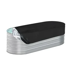 야외 사용 먼지 커버 간편한 보관 420D 옥스포드 천 조절 맞춤 바닥 조임끈 멀티 사이즈 옵션, 120x60x30cm, 1개