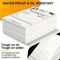 4x6 감열 라벨지 100x150 택배송장 스티커 쇼핑몰 송장 프린터용, 100매 체험용