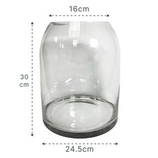 特大蒙古包玻璃瓶, 口徑16×高30cm *超商取貨限1個