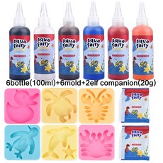 매직 워터 페어리 엘프 메이트 아쿠아 젤 장난감 세트 어린이 수공예 교육용 선물 DIY 수제 재료 해양 몰드