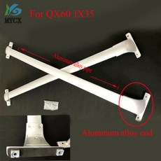 고하중레일 인피니티 QX60 JX35 QX JX 2013 용 랙 레일 크로스바 2 하중 150KG, [01]Aluminum alloy end, 1개