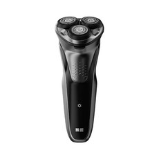 EN 블랙스톤 플러스 전기 회전 면도기 전신 세척 가능 IPX7 방수 건식 습식 이중 사용, 1.은, 실버
