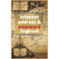 (영문도서) Internet Address & Password Logbook: Internet Password Logbook Retro Map: Keep track of: user... Paperback, Independently Published, English, 9781089578383