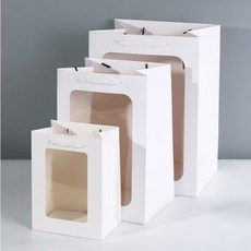 DIY扭扭棒鬱金香花束毛絨條創意手作材料包婚禮小物手作禮物, 1個, 2#紙袋 (35*25*18）