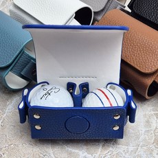 KUSAC 골프 공 볼 케이스 주머니, 딥블루, 1개