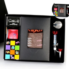 카시야 골프 선물 세트 기프트 양말 3구 B, 1개