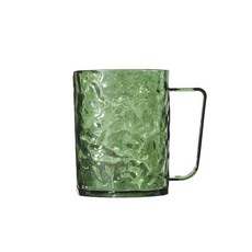冰川紋牙刷架漱口杯, 綠色, 1個