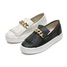 JT 여성 로퍼 단화 구두 신발 태슬 금장 슈즈 슬립온운동화