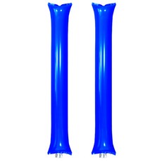 充氣加油棒 充氣應援棒 派對活動應援氣球 加油助威道具, 藍色, 30個