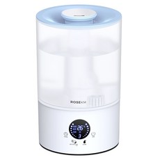 로즈케이엠 대용량4L 가습기 자동습도조절 무소음 타이머 반투명물탱크 간편세척 사무실 탁상용 가정용 실내가습기, PH-79