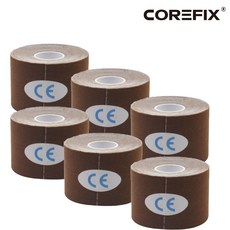 코어픽스 키네시올로지 스포츠테이프 근육 테이프 테이핑, 6개