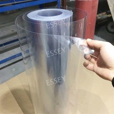 PVC 투명 하드 시트 롤 PET 플라스틱 액자 필름, 0.8mm - 610mm x 1m