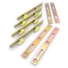 메탈 MAGERY Bed Rail Fasteners 12.7cm(5인치) 베드 레일 브래킷 4개 세트 튼튼한 침대 프레임 하드웨어_156368, 메탈 MAGERY Bed Rail Fasteners 1