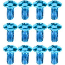 로드 바이크용 5가지 컬러 바이크 로터 스크류 산악 바이크0 4 x 0 2인치블루 12개의 디스크 브레이크 볼트