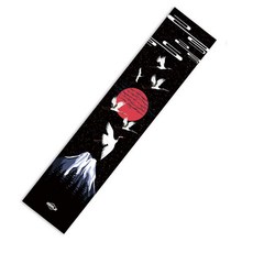 Fortoo 118.4cm x 25.4cm(47인치 10인치) 스케이트보드 롱보드 댄싱 보드 방수 다이아몬드 그립 테이프 시트 스티커 데크 사포 (, 클라우드 크레인