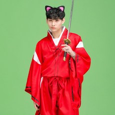 무녀 반요 반티세트 코스프레 졸사컨셉 페스티벌 할로윈 의상 코스튬