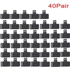 자전거 디스크 세미 메탈 브레이크 패드 부품 B01S M575 M315 M515 M416 M446 M375 T615 T675 M486 M475 용, 40pair semimetal 01B, 1개