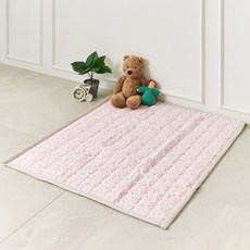 베베원 아기 인견매트 유아 침대 매트, 비숑핑크, 1개