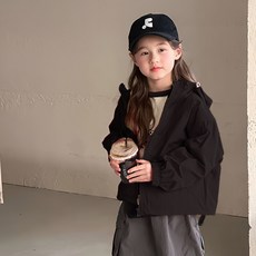 뚜이키즈 아동 여름 경량 후드 바람막이 집업점퍼 자외선차단 아우터