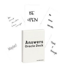 女巫卡塔牌屋 10.3*7.3cm答案神諭卡 桌遊 卡牌遊戲 英文桌遊 占卜Answers Oracle聚會休閒遊戲, 1個, 答案神諭卡