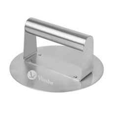 Vimbo Smashed Burger Press 완벽하게 바삭한 스매쉬 버거 만들기 스테인리스 스틸 프레스 - 논스틱 제품 세척이 쉽고 BBQ 및 철판 요리에 이상적 - 선, Vimbo Smashed Burger Press, 완벽