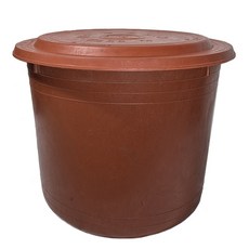 원형 고무통 고무다라이 뚜껑포함, 1개