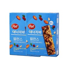 포스트 에너지바 밸런스 10입 500g 3개 탕비실 기숙사, 9세트