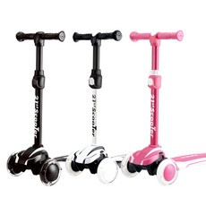 21st 로얄 탈부착 킥보드, 블랙, 1개