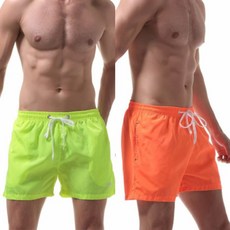 남성 4색 비치웨어 수영복 여름 형광 반바지 yg5*78877OL